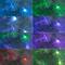 4ft. Fiber Optic Multicolor LED Lights White Pine Artificial Christmas Tree